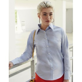 Fruit of the Loom  Ladies Oxford Shirt LS